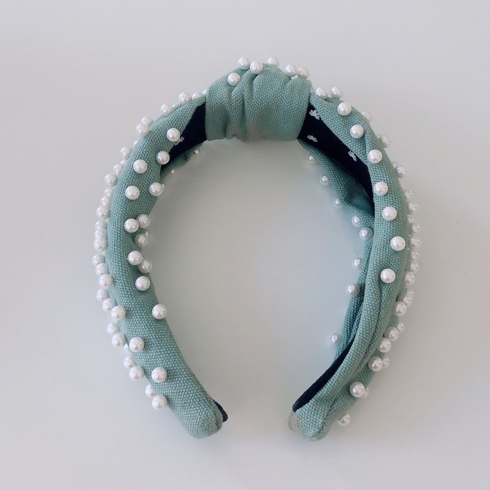 Lele Sadoughi Pearl Embellished Headband